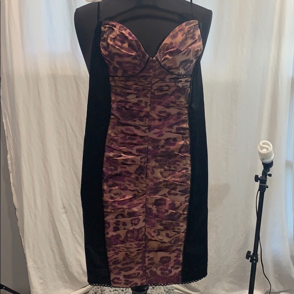NWT BEBE Sz Sm Corset Dress